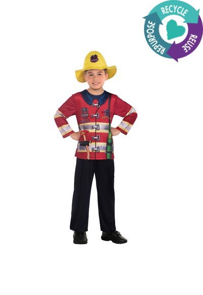 Cover for Amscan · Child Costume Sustainable Fireman Age 4-6 Yrs (N/A)