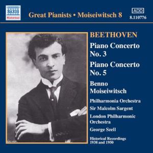 Piano Concertos Nos. 3 And 5 (Moiseiwitsch) - Benno Moiseiwitsch - Musik - NAXOS HISTORICAL - 0636943177624 - 1. november 2004