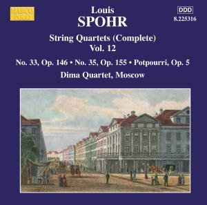 Cover for Spohr / Dima Quartet · String Quartets 12 Nos. 33 &amp; 35 (CD) (2007)