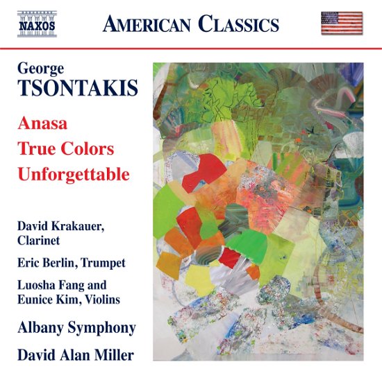 Cover for Tsontakis / Krakauer / Miller · Anasa True Colors &amp; Unforgettable (CD) (2017)