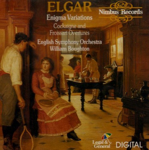 Cover for Edward Elgar · Enigma Variations And Overtures - William Boughton (CD) (2018)