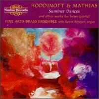 Cover for Hoddinott / Mathias / Bowyer / Fine Arts Brass Ens · Summer Dances (CD) (1997)