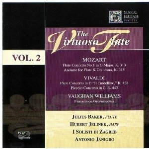 Cover for Julius Baker · Vivaldi-Mozart-Flute Concerto-The Virtuoso Vol 2 (CD) (2017)