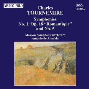 Cover for Tournemire / De Almeida / Moscow Symphony Orch · Symphonies 1 &amp; 5 (CD) (1995)