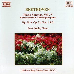 Cover for Beethoven / Jando · Piano Sonatas 12, 16 &amp; 18 (CD) (1994)