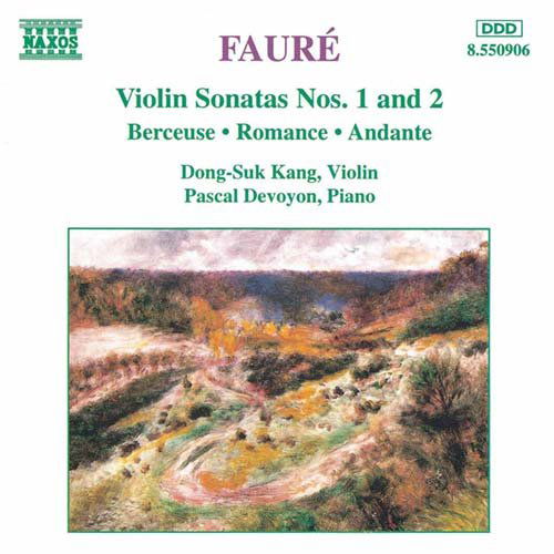 Faure / Violin Sonatas 1 & 2 - Dong-suk Kang - Música - NAXOS - 0730099590624 - 24 de outubro de 1995