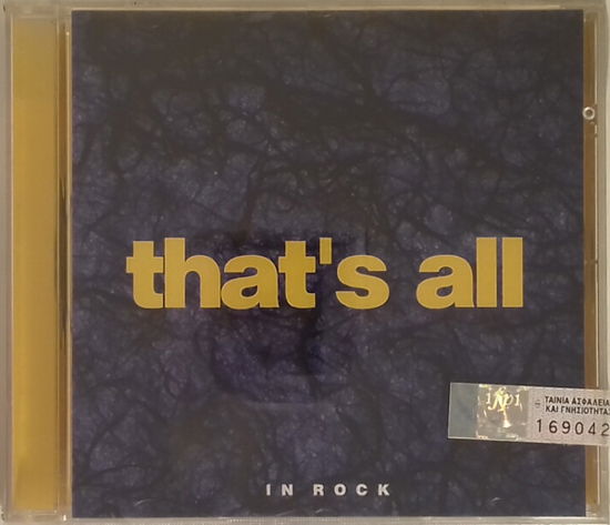 Cover for That'S All In Rock · That's All in Rock (CD)