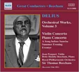 Cover for Beecham,sir Thomas / Rpo / Lpo · Orchesterwerke Vol.5 (CD) (2006)