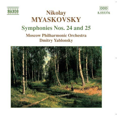 Myaskovsky / Symphonies Nos 24 & 25 - Moscow Po / Yablonsky - Music - NAXOS - 0747313537624 - May 5, 2003
