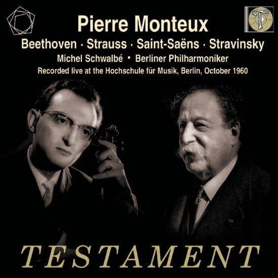 Berliner Philharmoniker / Monteux · Overture Leonore / Till Eulenspiegel's Merry Pranks / Violin Concerto No.  3 / Petrushka Testament Klassisk (CD) (2012)