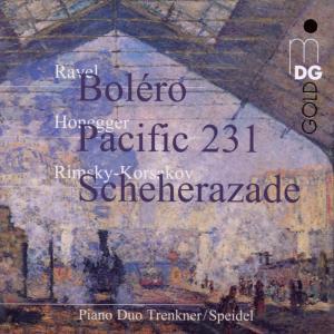 Cover for Honegger / Ravel / Rimsky-korsakov · Pacific 231 / Bolero / Scheherazade (CD) (2010)