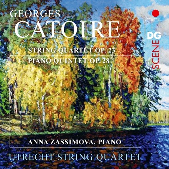 Cover for Zassimova, Anna / Utrecht String Quartet · Georges Catoire: String Quartet, Op. 23 - Piano Quintet, Op. 28 (CD) (2023)