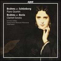 Piano Quartet / Clarinet Sonata - Brahms / Schoenberg / Steffens / Raiskin - Muziek - CPO - 0761203735624 - 26 augustus 2008