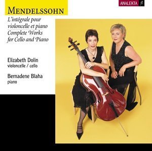Complete Works for Cello & Piano - Mendelssohn / Dolin / Blaha - Musik - Analekta - 0774204316624 - 18. November 2003