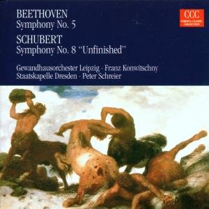 Cover for Beethoven / Schubert / Konwitschny / Schreier · Symphony No 5 &amp; Symphony No 8 Unfinished (CD) (2008)