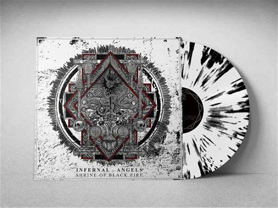 Infernal Angels · Shrine Of Black Fire (Opaque White / Black Splatter Vinyl) (LP) (2024)