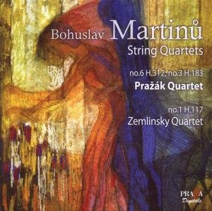 Cover for B. Martinu · Str.Q. 1, 3, 6 (CD) (2009)