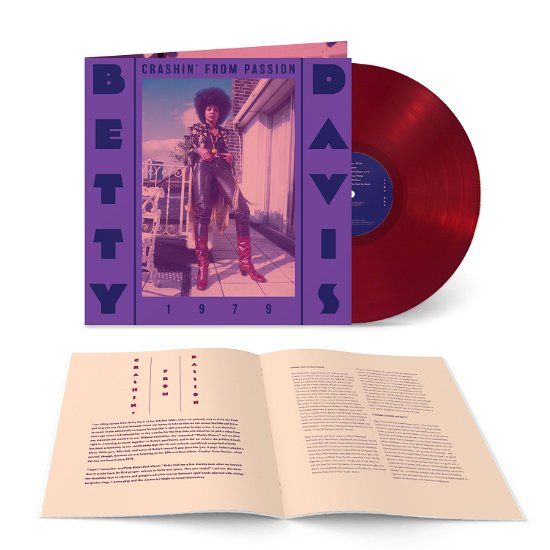 Cover for Betty Davis · Crashin' From Passion (LP) [Transparent Red edition] (2023)