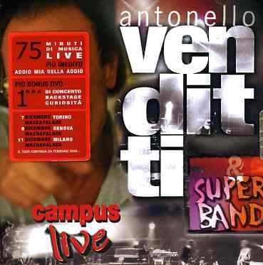 Campus Live - Antonello Venditti - Musik - BMG - 0828766647624 - 12. november 2004