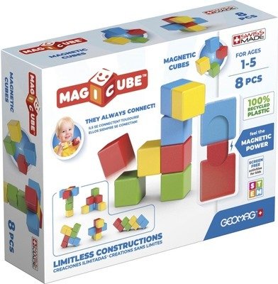 Cover for Geomag · Geomag - Geomag Magicube FullColor Recycled Try Me 8dlg. (Toys)