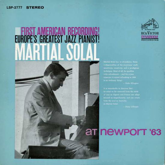 Martial Solal At Newport 63-Martial Solal - Martial Solal - Musiikki - Sony - 0888430050624 - torstai 15. tammikuuta 2015