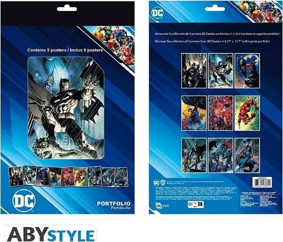 DC COMICS - Portfolio 9 posters Justice League ( - Dc Comics: ABYstyle - Merchandise -  - 3665361138624 - 