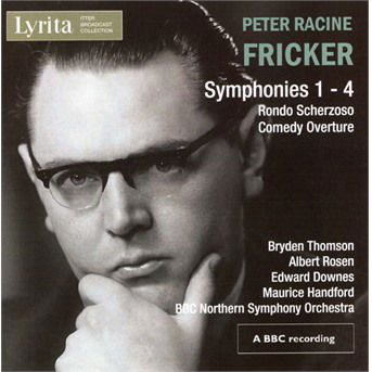 Symphonies 1-4 / BBC Northern Sym.Orch - Peter Racine Fricker - Muziek - LYRITA RECORDED EDITION - 5020926213624 - 2018