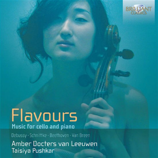Cover for Debussy / Docters Van Leeuwen / Pushkar · Flavours: Music for Cello &amp; Piano (CD) (2013)