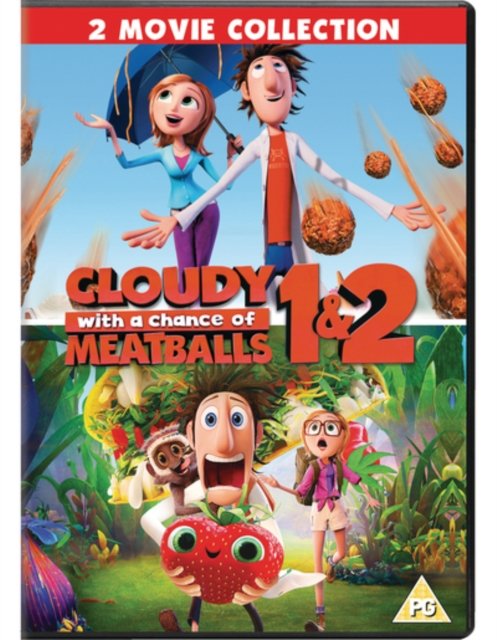 Cover for Cloudy with a Chance of Meatba · Cloudy With A Chance Of Meatballs / Cloudy With A Chance Of Meatballs 2 (DVD) (2019)