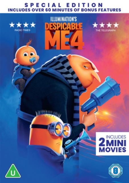 Cover for Despicable Me 4 DVD · Despicable Me 4 (Repack) (DVD) (2025)