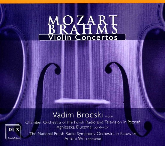 Cover for Mozart / Brodski / National Polish Sym Orch / Wit · Masterpieces for Violin &amp; Orchestra 1 (CD) (2004)