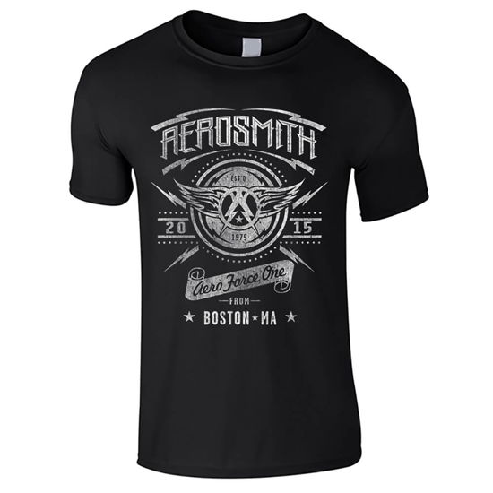 Cover for Aerosmith · Aero Force One (T-shirt) [size S] [Black edition] (2019)