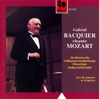 Gabriel Bacquier - Chante Wolfgang Amadeus Mozart - Wolfgang Amadeus Mozart - Musikk - Gallo - 7619918081624 - 25. oktober 2019