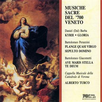 Cover for Barba / Turco, Alberto · Musiche Sacre Del 700 (CD) (1994)