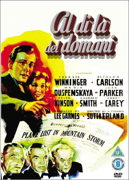 Cover for James Bush,harry Carey,charles Winninger · Al Di La' Del Domani (DVD) (2015)