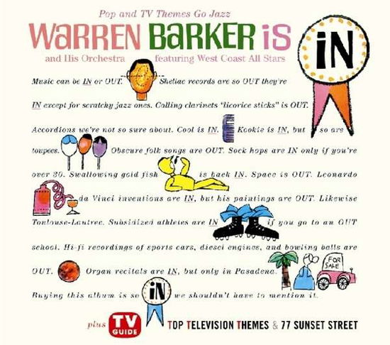 Cover for Warren Barker · Is In (CD) (2015)