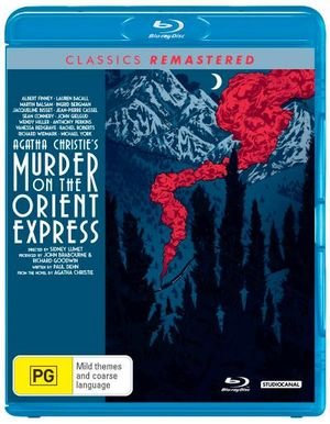 Cover for Murder on the Orient Express ( · Murder on the Orient Express (Agatha Christie's) (1974) (Classics Remastered) (Blu-ray) (2017)