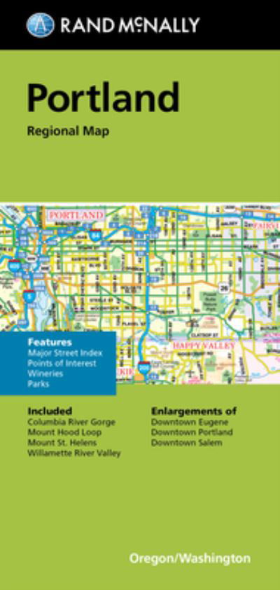 Cover for Rand Mcnally · Rand McNally Folded Map: Portland Regional Map (Paperback Bog) (2022)