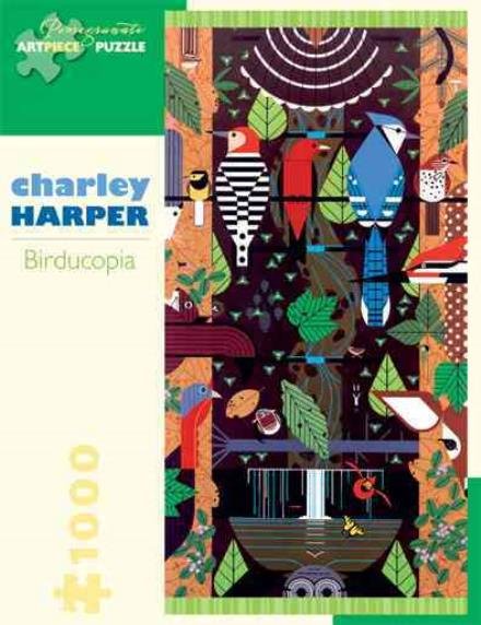 Charley Harper Birducopia 1000-Piece Jigsaw Puzzle - Charley Harper - Merchandise - Pomegranate Communications Inc,US - 9780764968624 - 1. september 2014