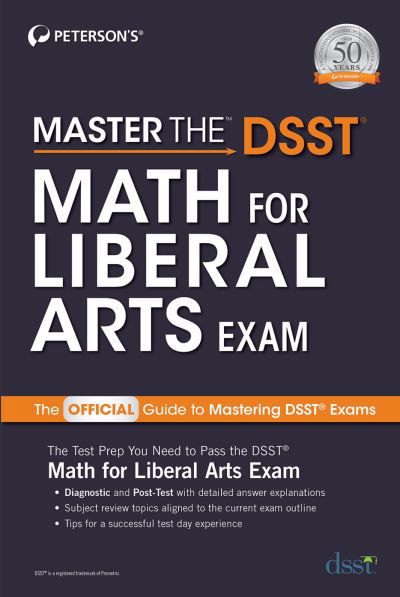 Cover for Peterson's · Master the DSST Math for Liberal Arts Exam (Paperback Book) (2021)