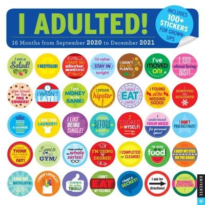 Cover for Robb Pearlman · I Adulted! 16-Month 2020-2021 Wall Calendar (Calendar) (2020)