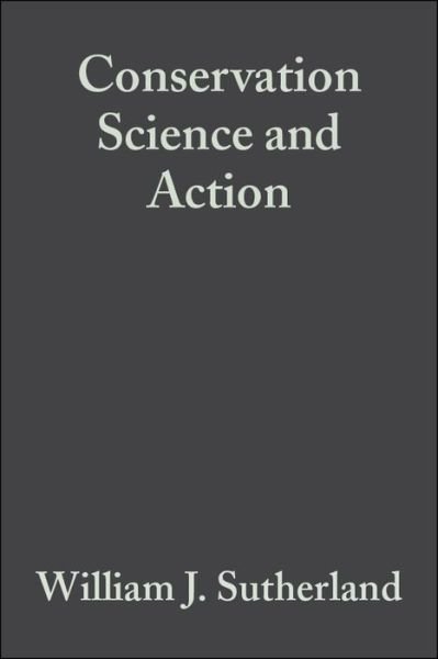Cover for WJ Sutherland · Conservation Science and Action (Paperback Bog) (1998)