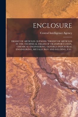 Cover for Central Intelligence Agency · Enclosure (Taschenbuch) (2021)