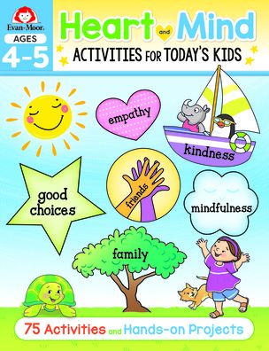 Cover for Evan-Moor Educational Publishers · Heart and Mind Activities for Today's Kids, Ages 4-5 (Paperback Book) (2022)