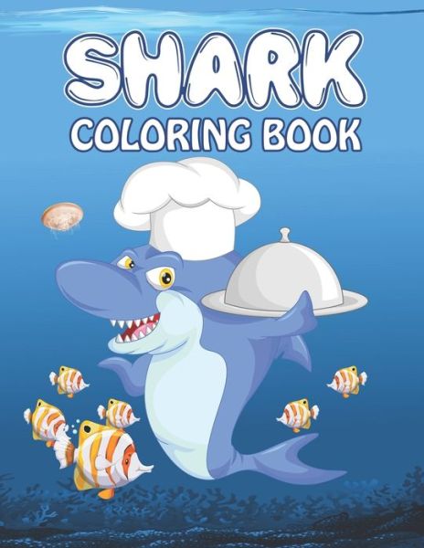 Cover for Platinum Press · Shark Coloring Book (Paperback Book) (2019)