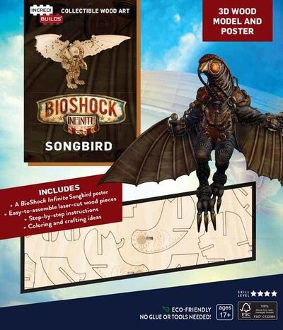 Cover for Insight Editions · IncrediBuilds: BioShock Infinite: Songbird 3D Wood Model and Poster (Book) (2019)