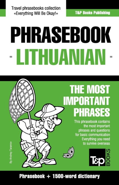 Cover for Andrey Taranov · English-Lithuanian phrasebook &amp; 1500-word dictionary (Pocketbok) (2016)