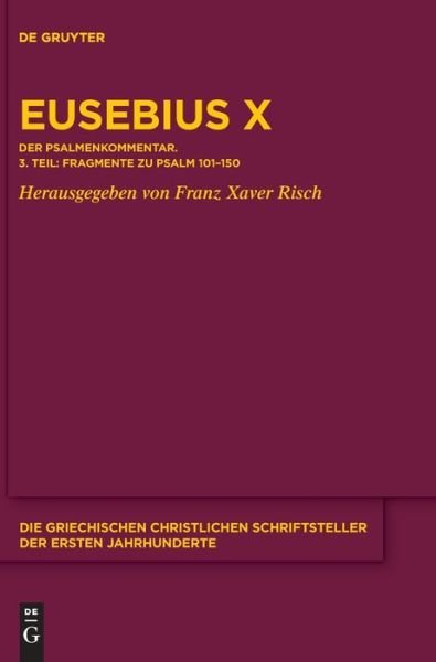 Cover for De Gruyter · Kommentar Zu PS 101-150. Die Fragmente (Hardcover bog) (2022)