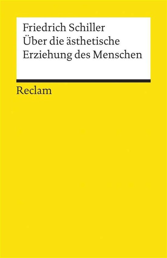 Cover for Friedrich Von Schiller · Reclam UB 18062 Schiller.Ästhet.Erz. (Buch)