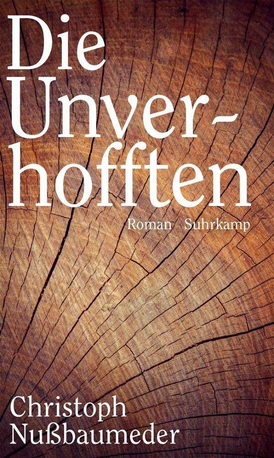 Cover for Nußbaumeder · Die Unverhofften (Bok)
